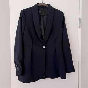 Equipment Navy Blazer Sz 4